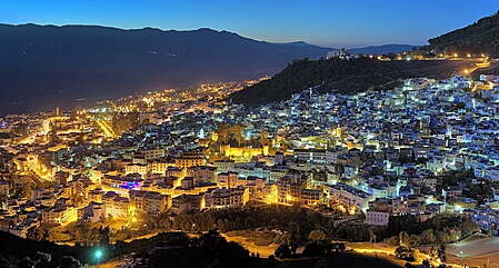 blue city of chefchaoun morocco